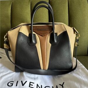 Givenchy Antigona Medium Tricolor Leather Women's Bag w/ Strap authentic